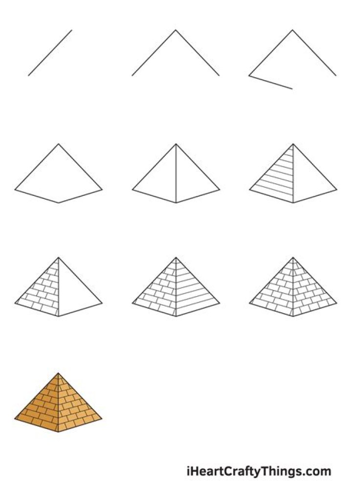How to make a pyramid Step by step?