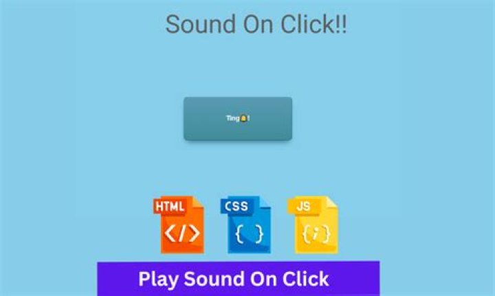 How to play sound through a HTML button?