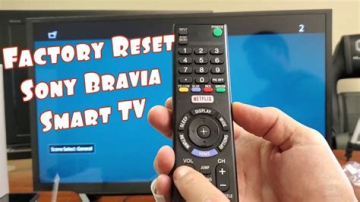 How to reset the Sony receiver to factory settings?