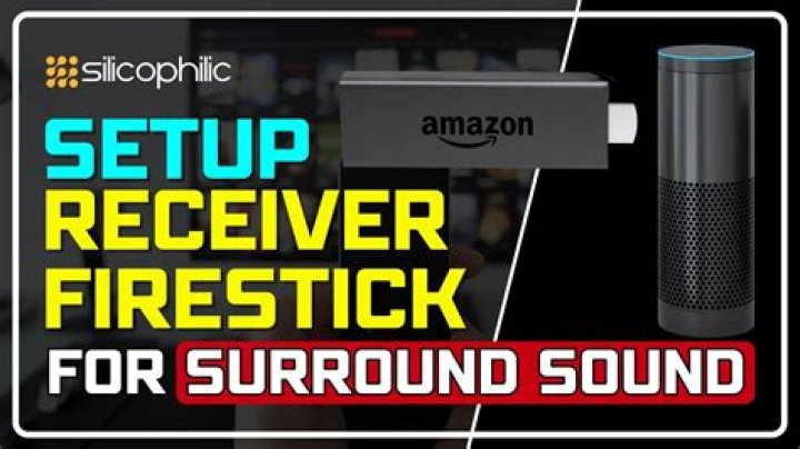 How to set up fire stick to Onkyo surround sound?