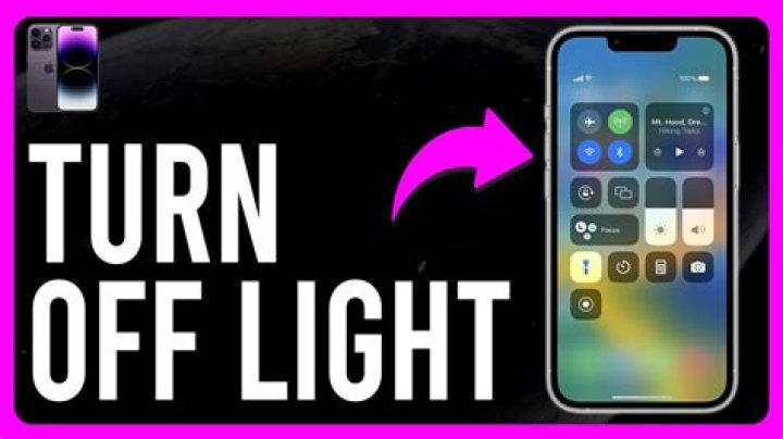 How to turn off a light that wont turn off?