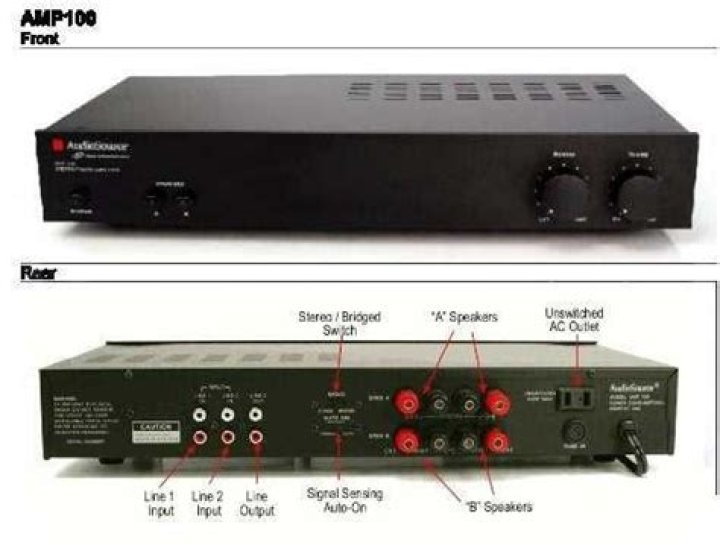 How to turn off an AudioSource AMP 100?