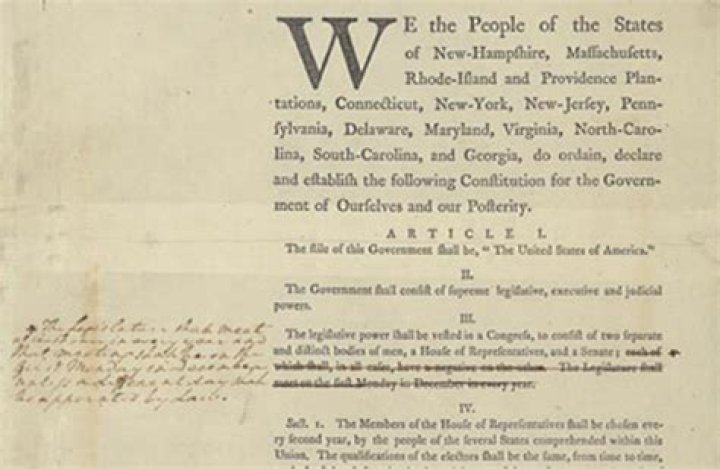 How was the Constitution created?