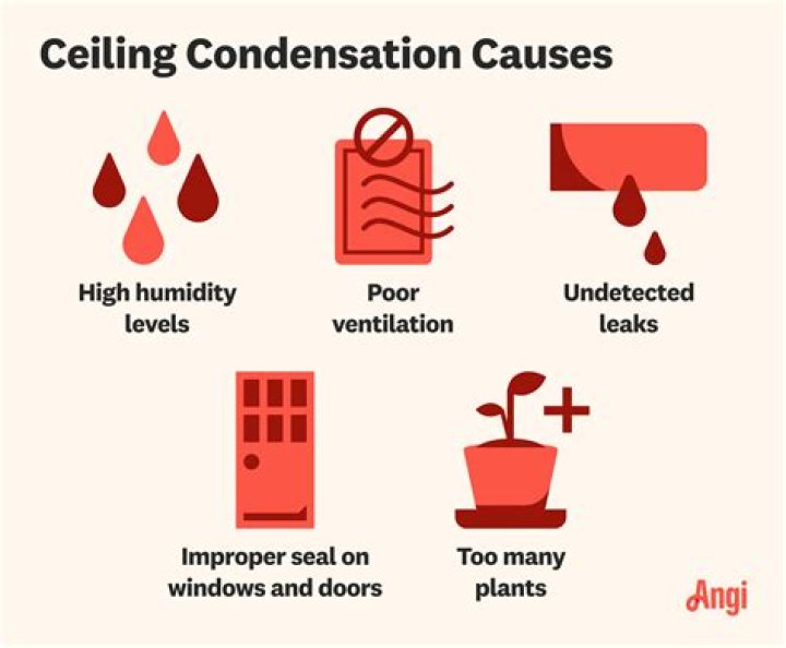 Is ceiling condensation dangerous?