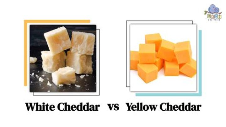 Is Cheddar cheese white or yellow?
