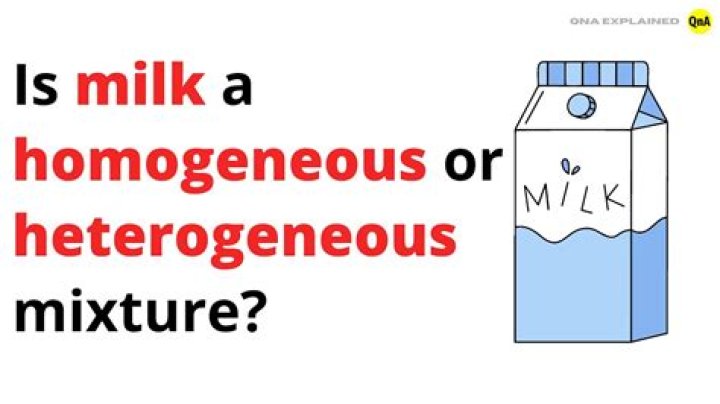 Is cookies and cream milkshake homogeneous or heterogeneous?