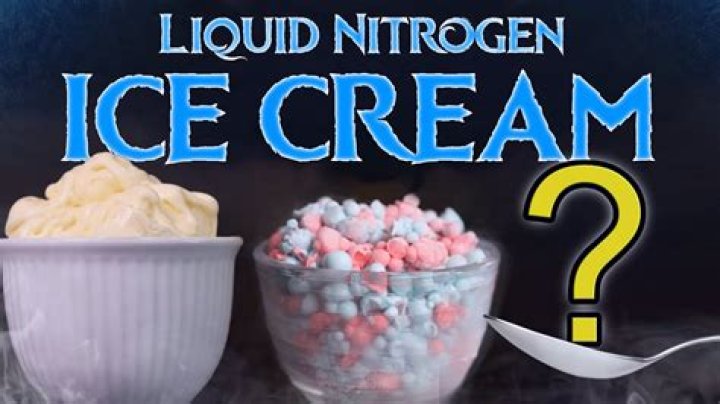 Is it safe to eat ice cream made with liquid nitrogen?