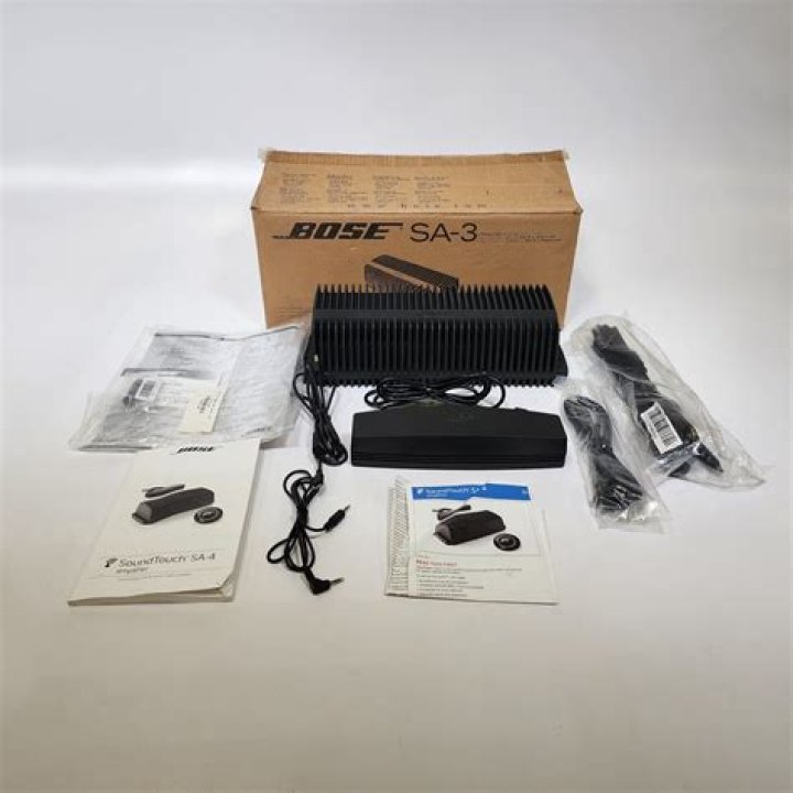 Is it safe to use a Bose SA-3 stereo amplifier?