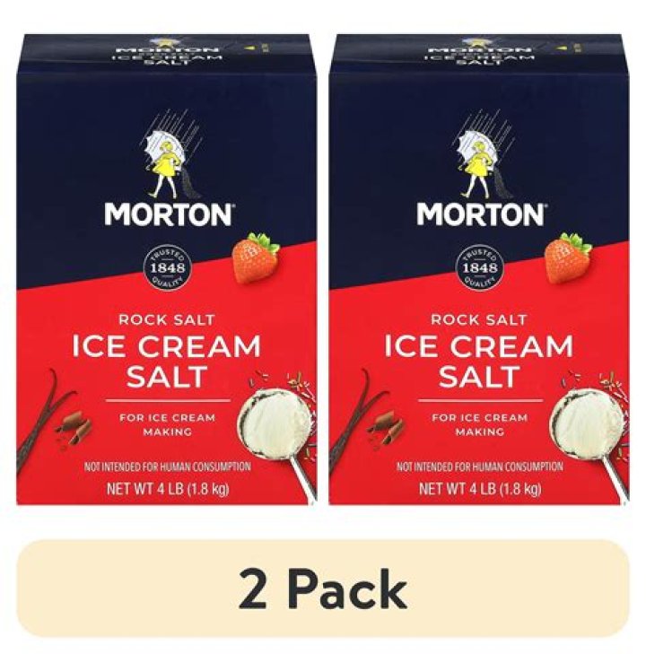 Is Morton ice cream salt safe to eat?