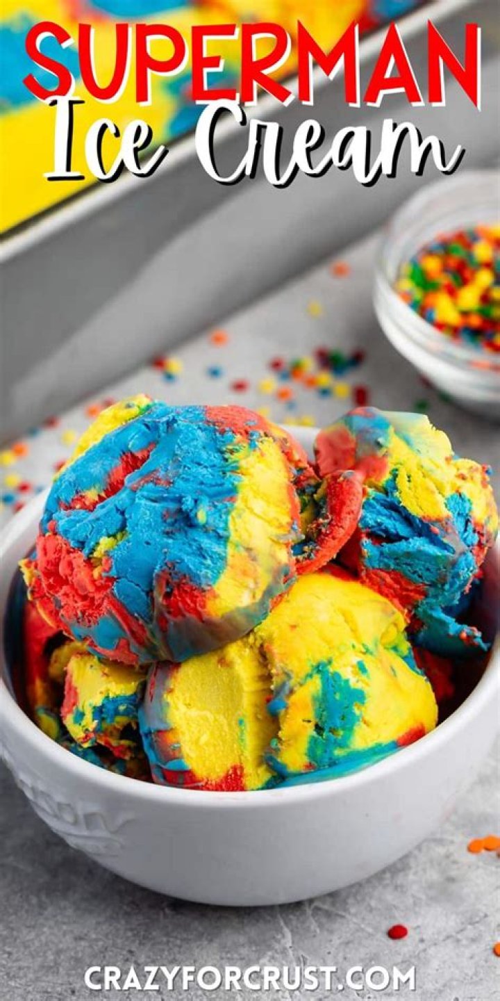 Is Superman ice cream one flavor?