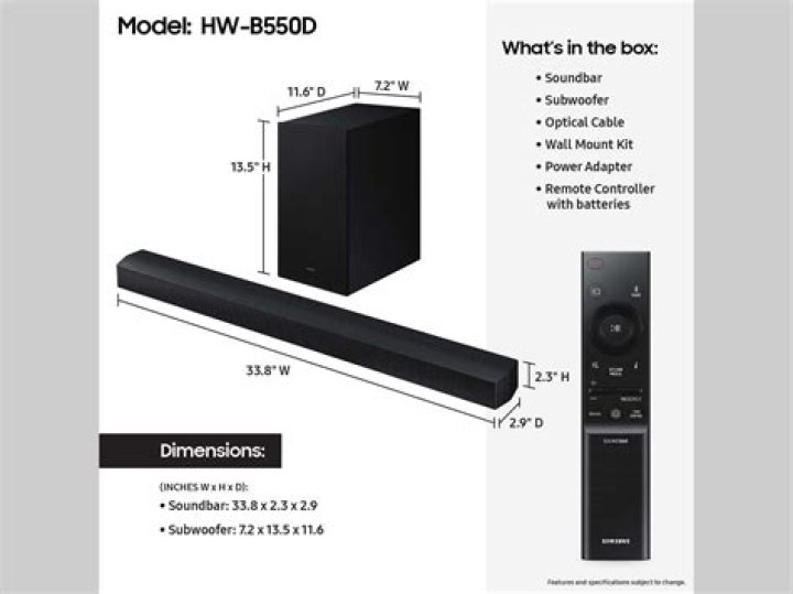 Is the hw-k550 subwoofer level really low?