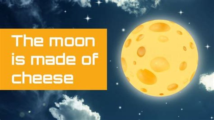 Is the moon made of cheese or rock?