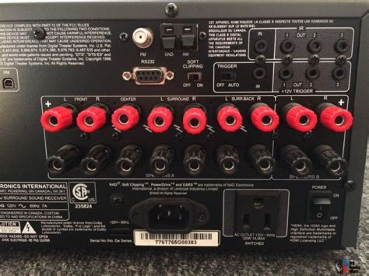 Is the NAD t765 an award winning receiver?