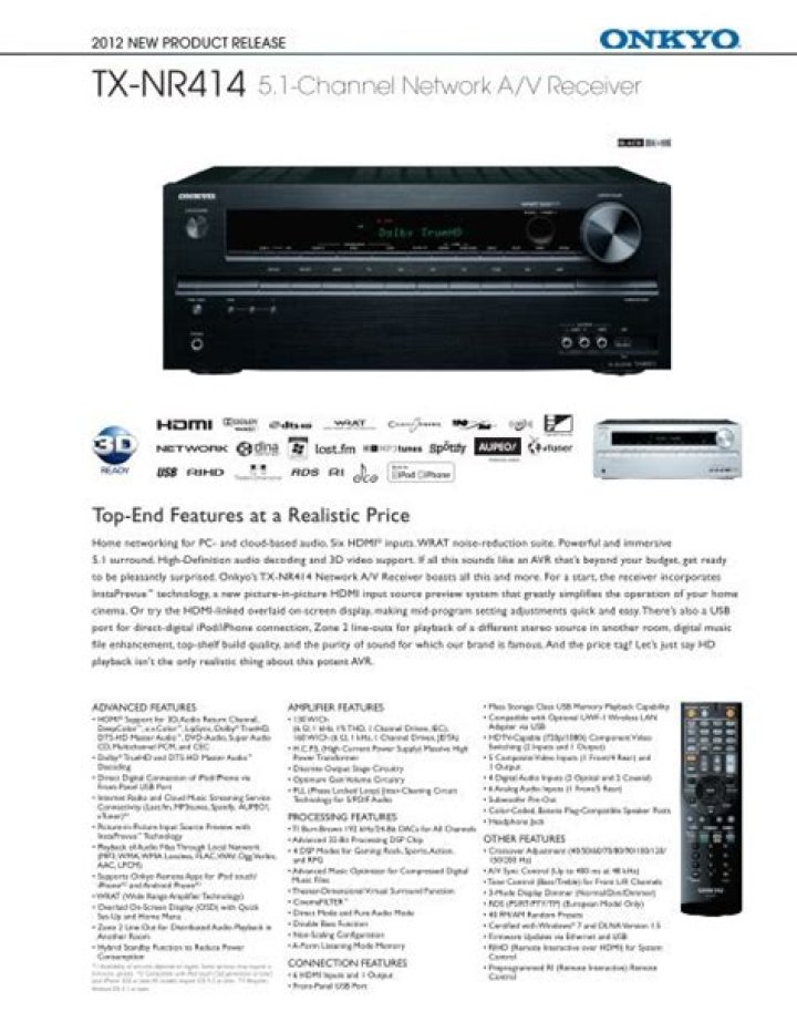Is the Onkyo tx-nr414 a good receiver?