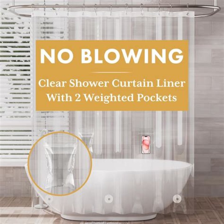 Is the shower curtain liner supposed to touch the floor?