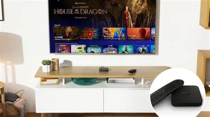 Is the sky box connected to the TV?