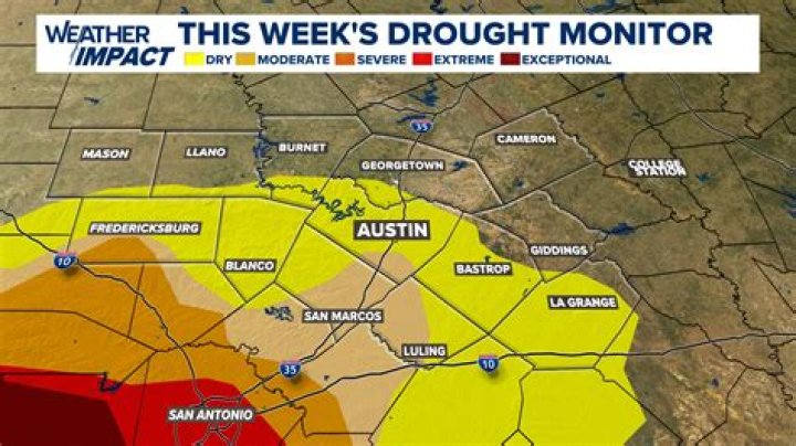 Is there a drought in Central Texas?