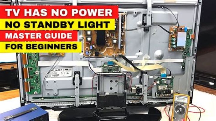 Is there a red standby light that does not turn on?