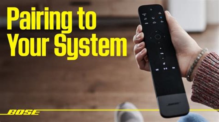 Is there a remote control for a Bose TV?