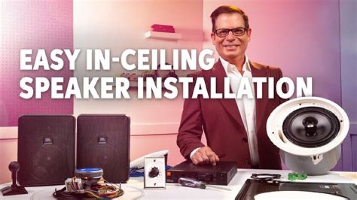 Is there a way to mount a speaker to the ceiling?
