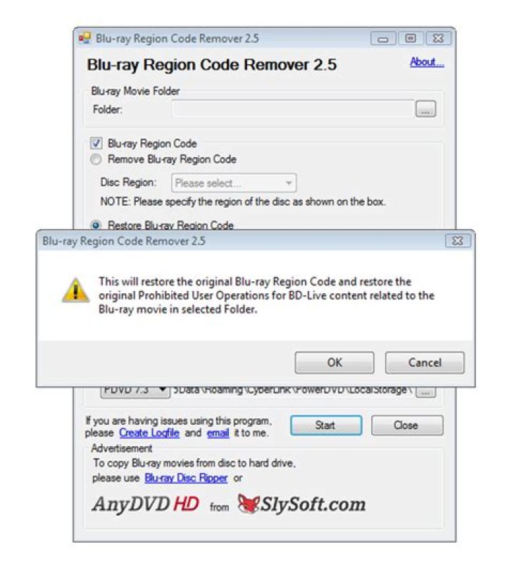 Is there a way to remove Blu ray region code protection?