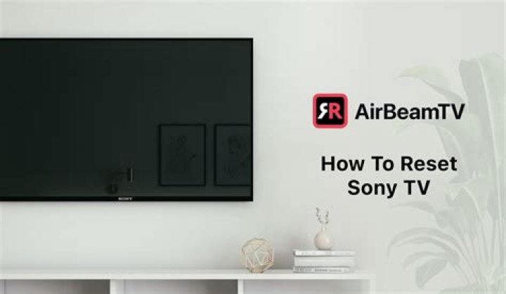 Is there a way to reset the Sony receiver?
