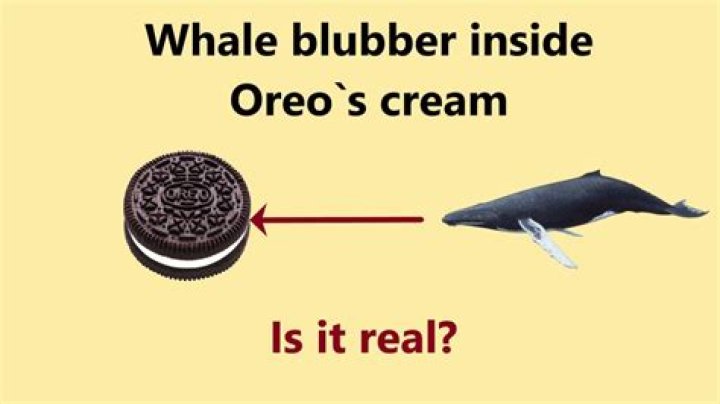 Is there whale blubber in ice cream?