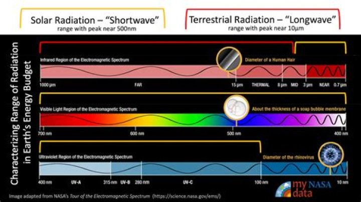 What absorbs shortwave radiation?
