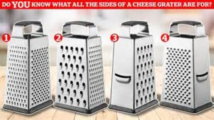 What are all the sides of a cheese grater for?