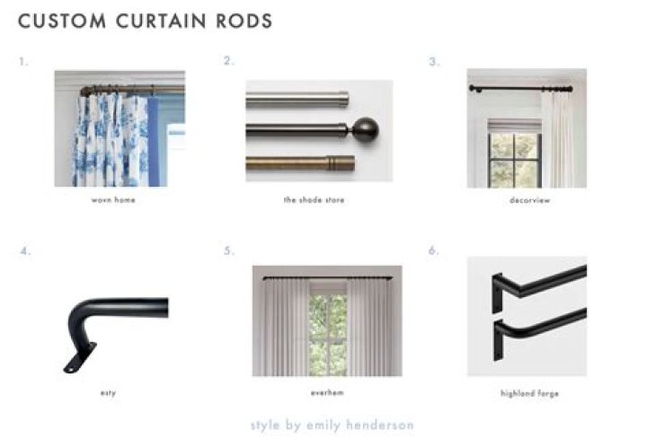 What are curtain rod covers called?