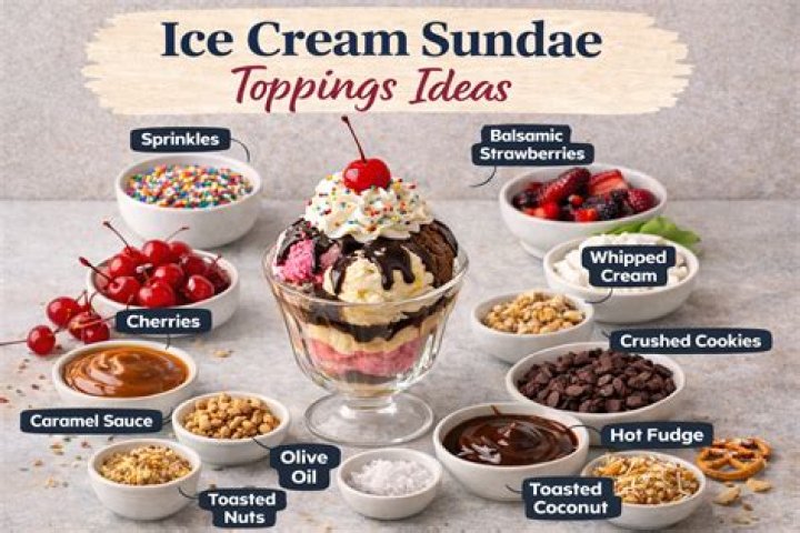 What are some good toppings for ice cream?