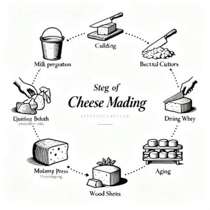 What are the 5 stages of cheese making?
