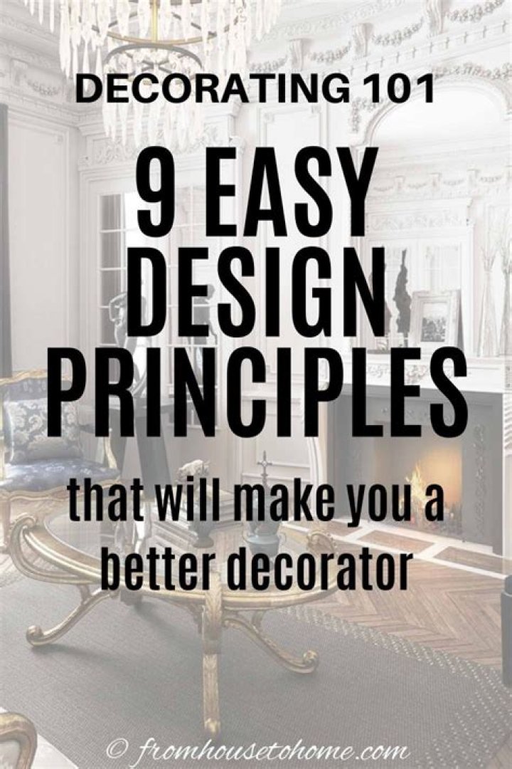 What are the basic interior design principles?