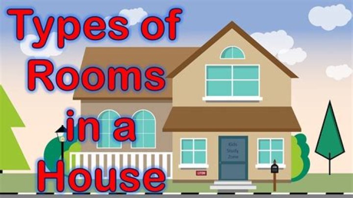 What are the different types of rooms in a house?