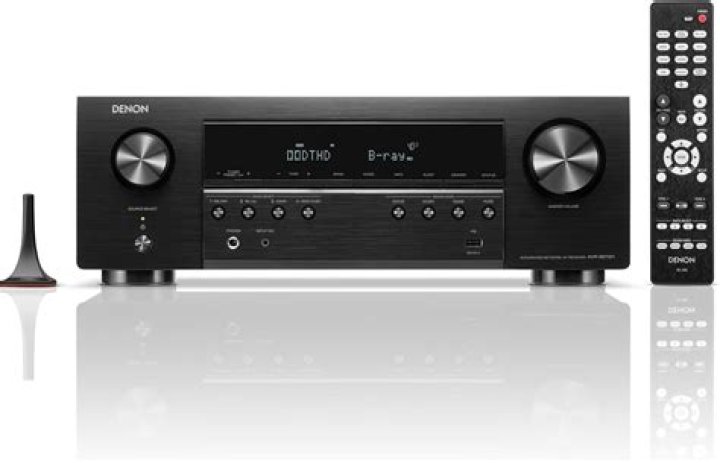 What are the features of a Denon home theater receiver?