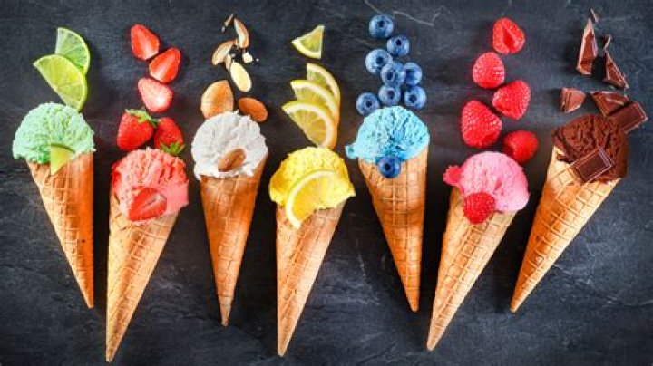 What are the Flavours in ice cream?