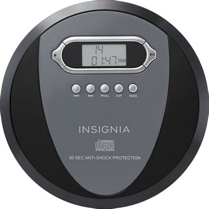 What are the ratings for the insignia CD player?