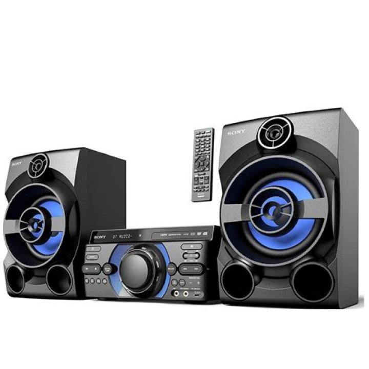 What are the ratings for the Sony stereo system?