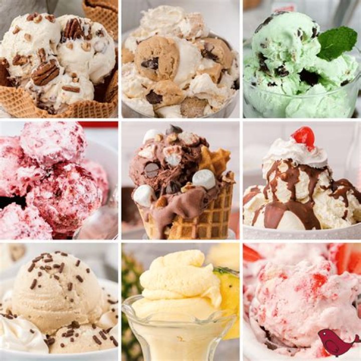 What are the six steps in making ice cream?