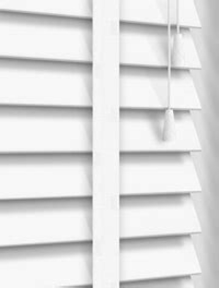 What are the slatted blinds called?