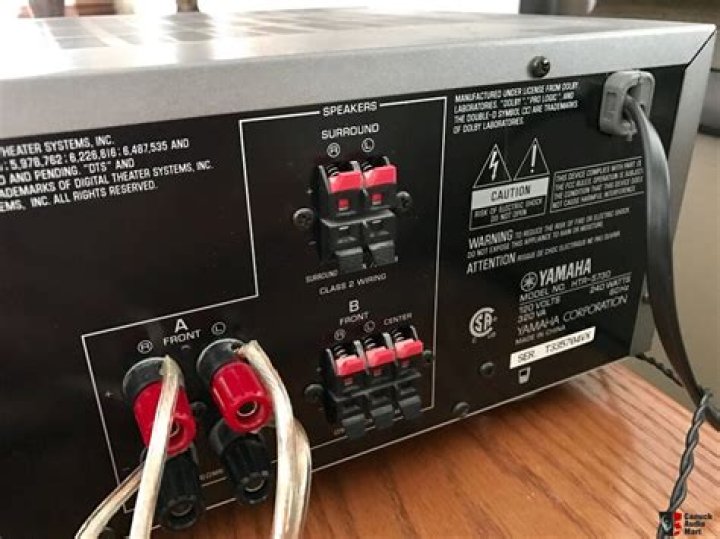 What are the specs for a Yamaha htr-5730 AV receiver?