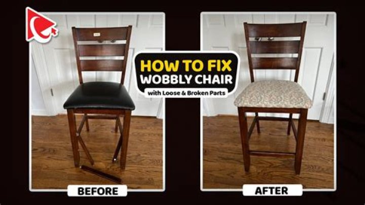 What are the ways of repairing chair with wobbly or missing leg?