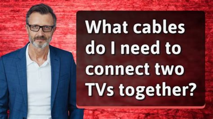 What cables do I need for a new smart TV?