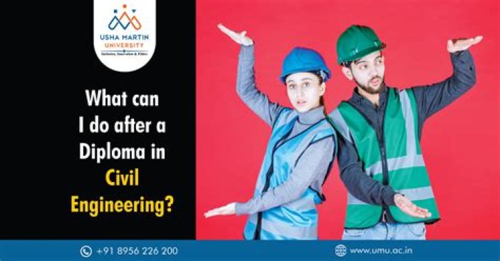 What can I do after diploma in civil engineering?