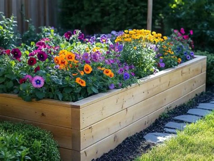What can I do with empty flower beds?