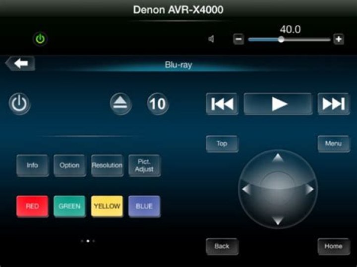 What can you do with the Denon Remote app?