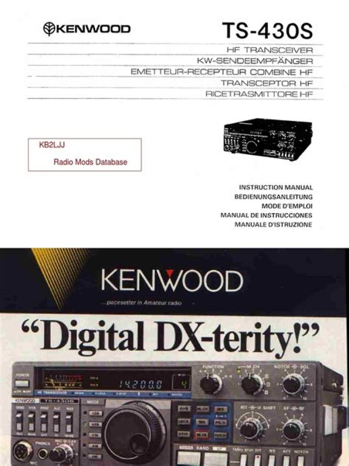 What causes a Kenwood ts-430 to oscillate?