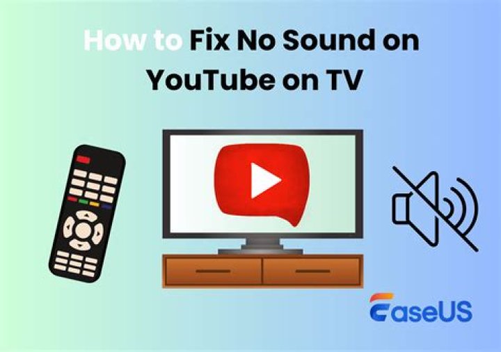 What causes DVD to have no sound on TV?