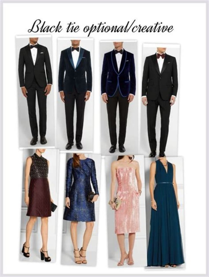 What color tie do you wear to a black tie event?