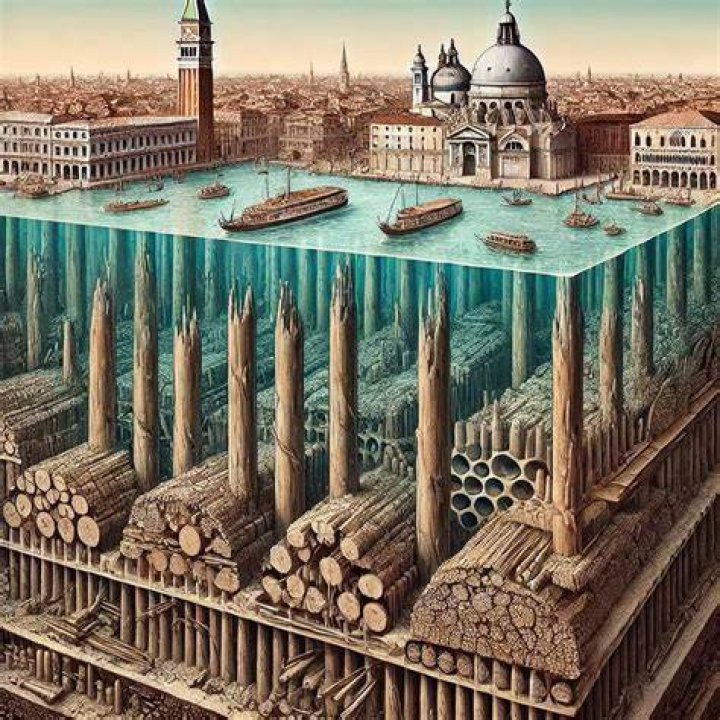 What did they build to protect the city of Venice?